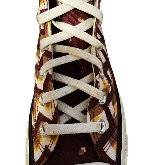 Converse Chuck Taylor 70 Classic Twisted High Top Womens 7 White Brown Maroon - Picture 13 of 16